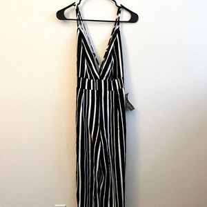 Nanamacs vertical stripes jumpsuit